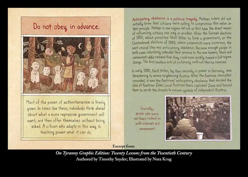 A Glimpse into 'On Tyranny': Graphic Insights from the Twentieth Century