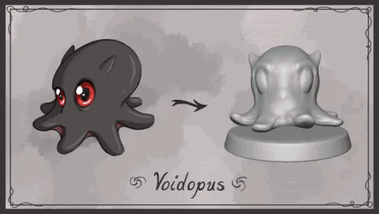 Discover the Voidopus: A Unique D&D Creature and Miniature