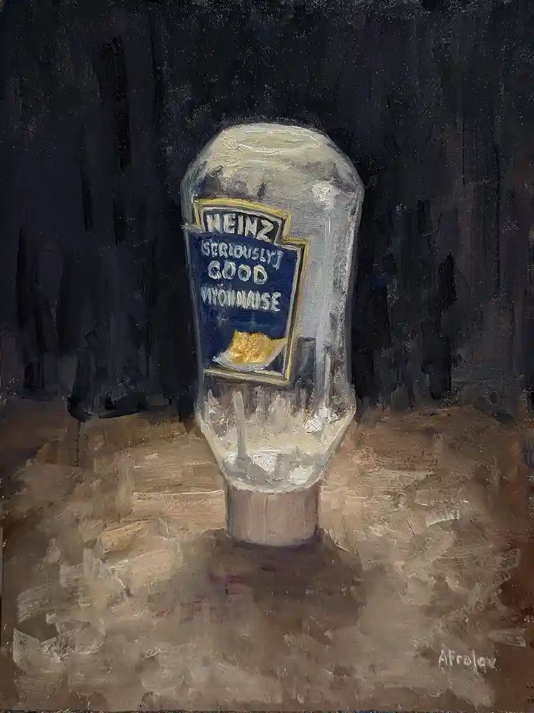 Mayonnaise: My Artistic Oil Painting