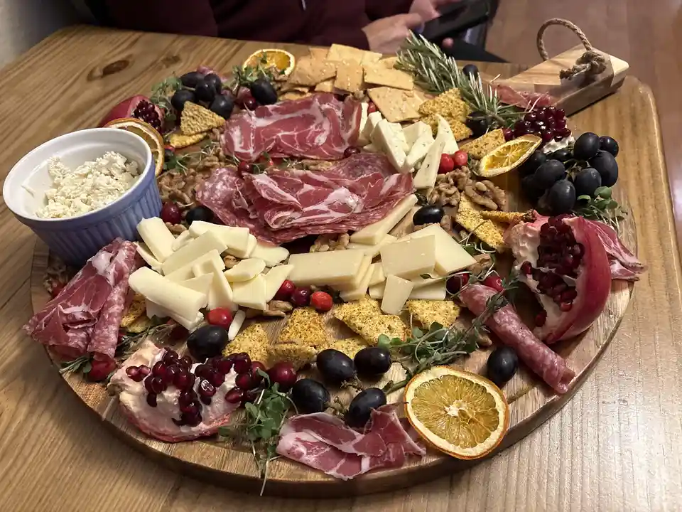 Can I Tempt You with This Beautiful Charcuterie Board I Crafted?
