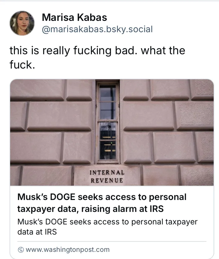 A screenshot of a tweet by Marisa Kabas shows a photo of a stone building with a small window and the engraved words…