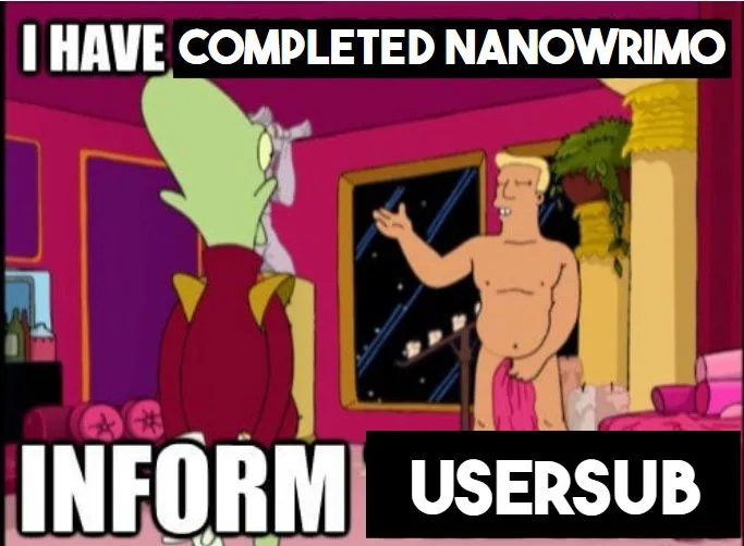 A still from the animated show Futurama shows a green alien in a red robe facing a shirtless, blonde man in a pink towel…
