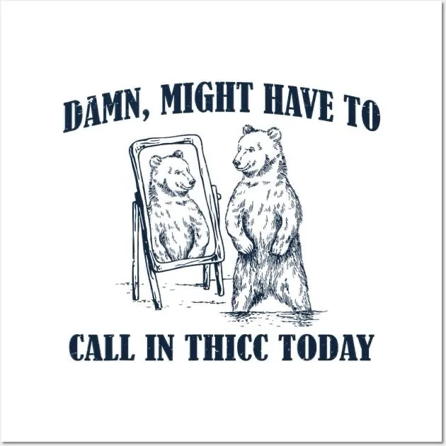 A black-and-white line drawing shows a bear standing upright next to a mirror, looking at its reflection. The bear appears…