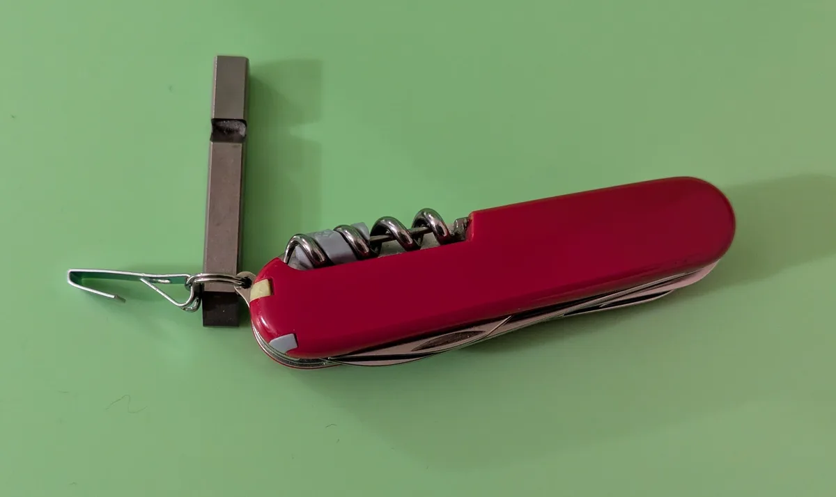 Crafting a DIY Pocket Clip for Your Victorinox SAK from a Picture Hanger