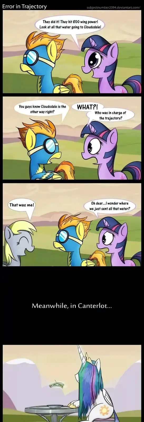 A uniquely quirky weather pony comic