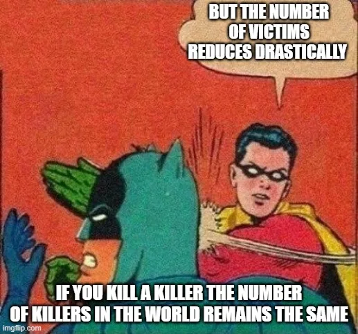 A comic book panel shows Batman and Robin. Batman is facing away, gesturing with his left hand, while Robin stands behind…
