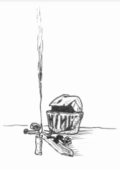 The marker of a fighter's final moments