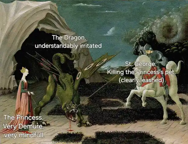 The Legendary Battle of St. George and the Dragon
