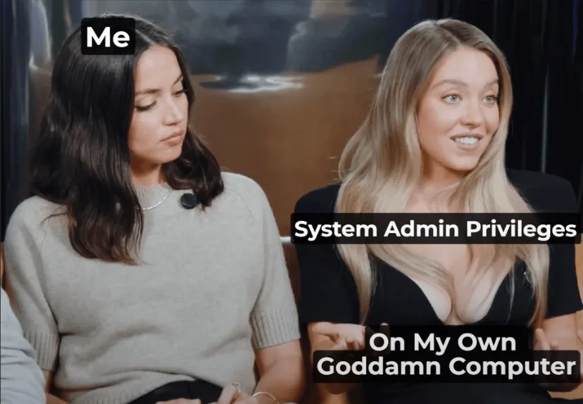 Two women are shown side by side in what appears to be an interview setting. The woman on the left, labeled 'Me', has a…