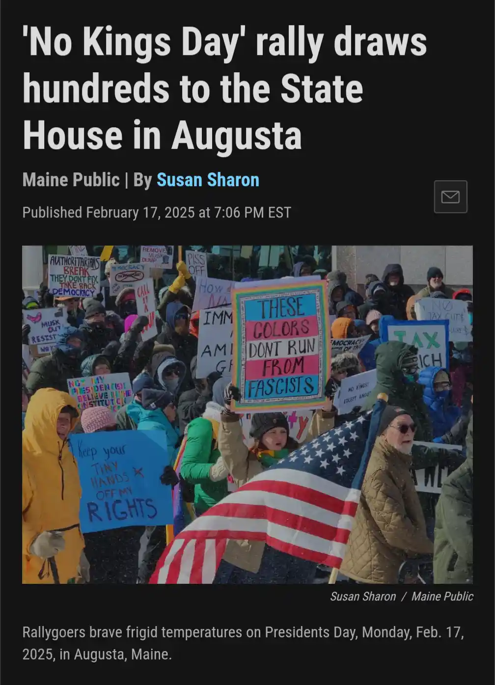 Shoutout to Maine!