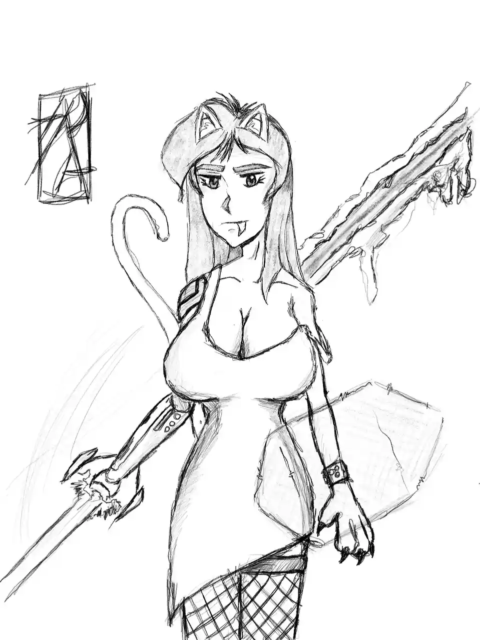 Day 104: The Quest to Draw Big Titty Catgirls Continues Until I Find My Ultimate Cosplay Waifu