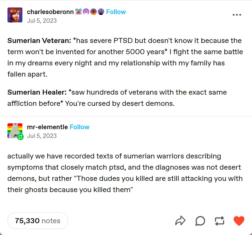 Ancient Trauma Resurfacing