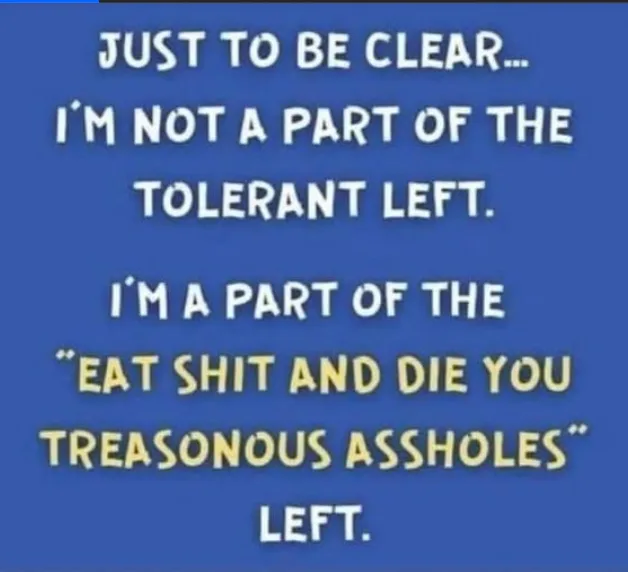 A Bold Message: Eat Shit, Move On, and Just Die Already