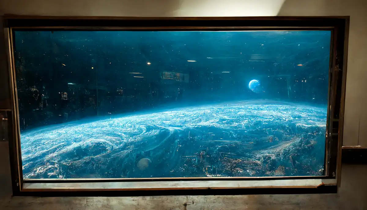 A breathtaking view of Earth from space