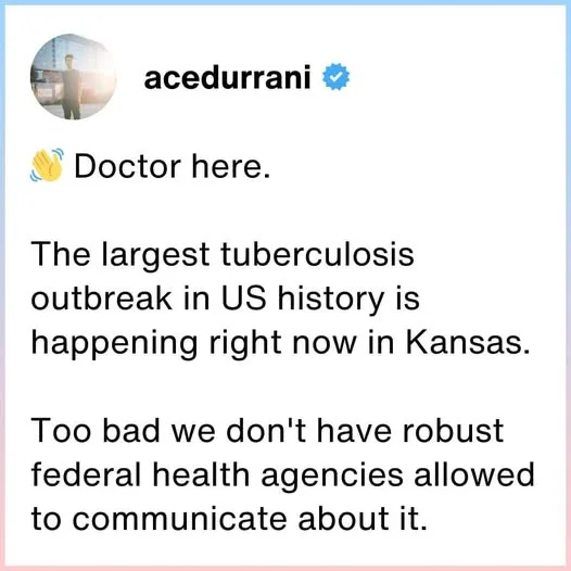 A screenshot of a tweet from verified Twitter user 'acedurrani' with a profile picture of a man. The tweet begins with a…