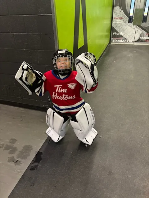 So... I told him to just lay down. No kid could shoot over you...