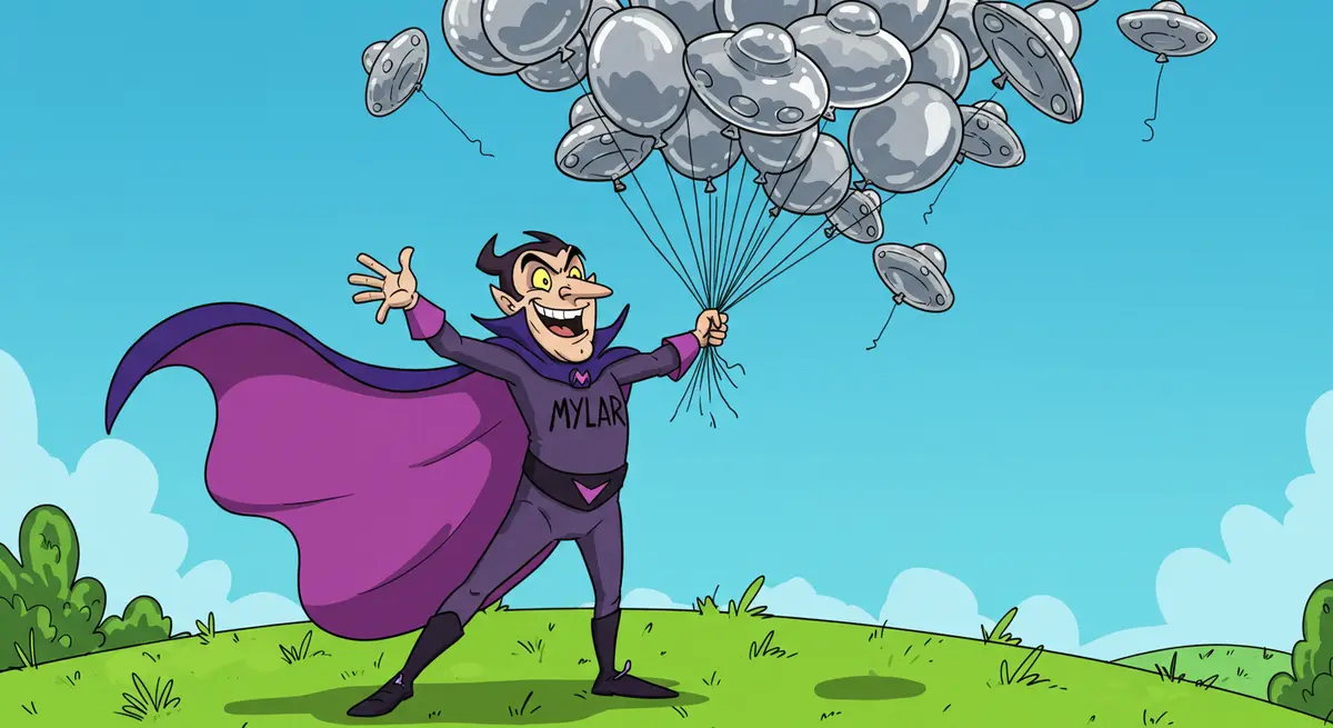 Mylar: The Villain Mocking the UFO Community for Years