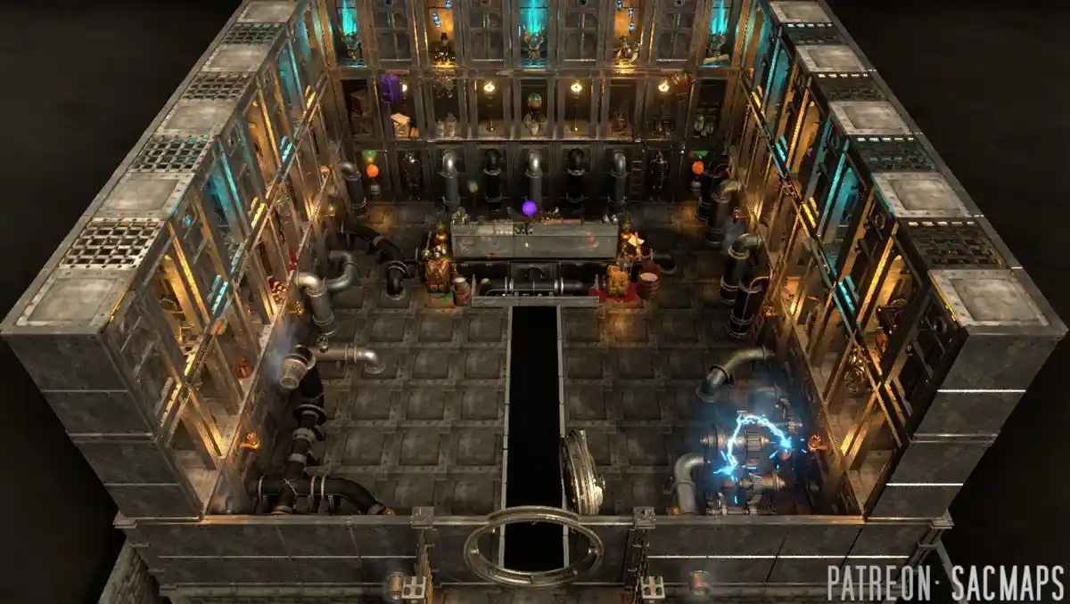 Discover Free DnD and TTRPG Maps from The Mechanist Trader