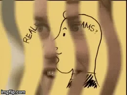 The meme sequence shows a person's head labeled 'REALITY' with 'DREAMS' written above it, then transitions to a drawing of a…