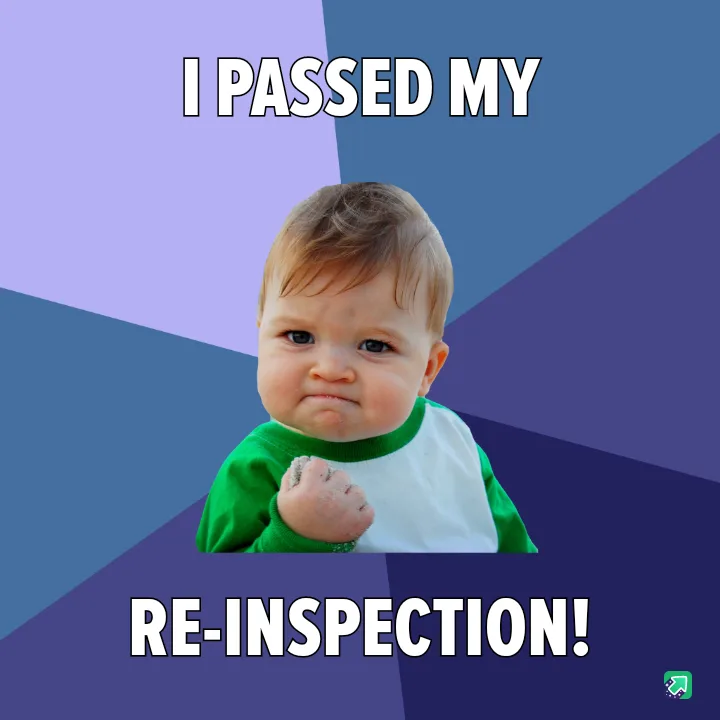 A baby with a smug, triumphant expression, wearing a green and white shirt, clenches a fist with dirt on it. The background…
