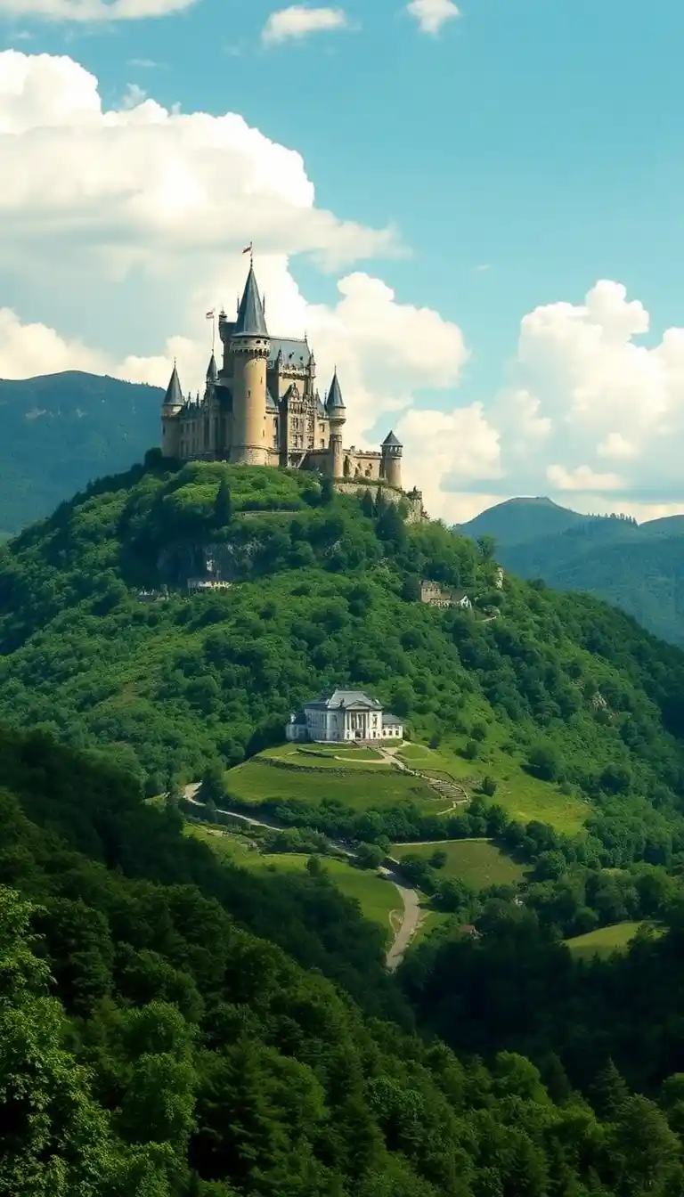 Vishwa's Stunning Mansion Nestled Below the Royal Castle