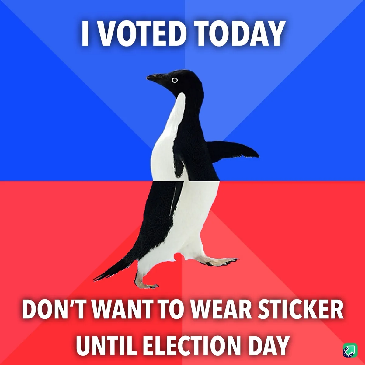 I cast my vote today - double-check your registration status!