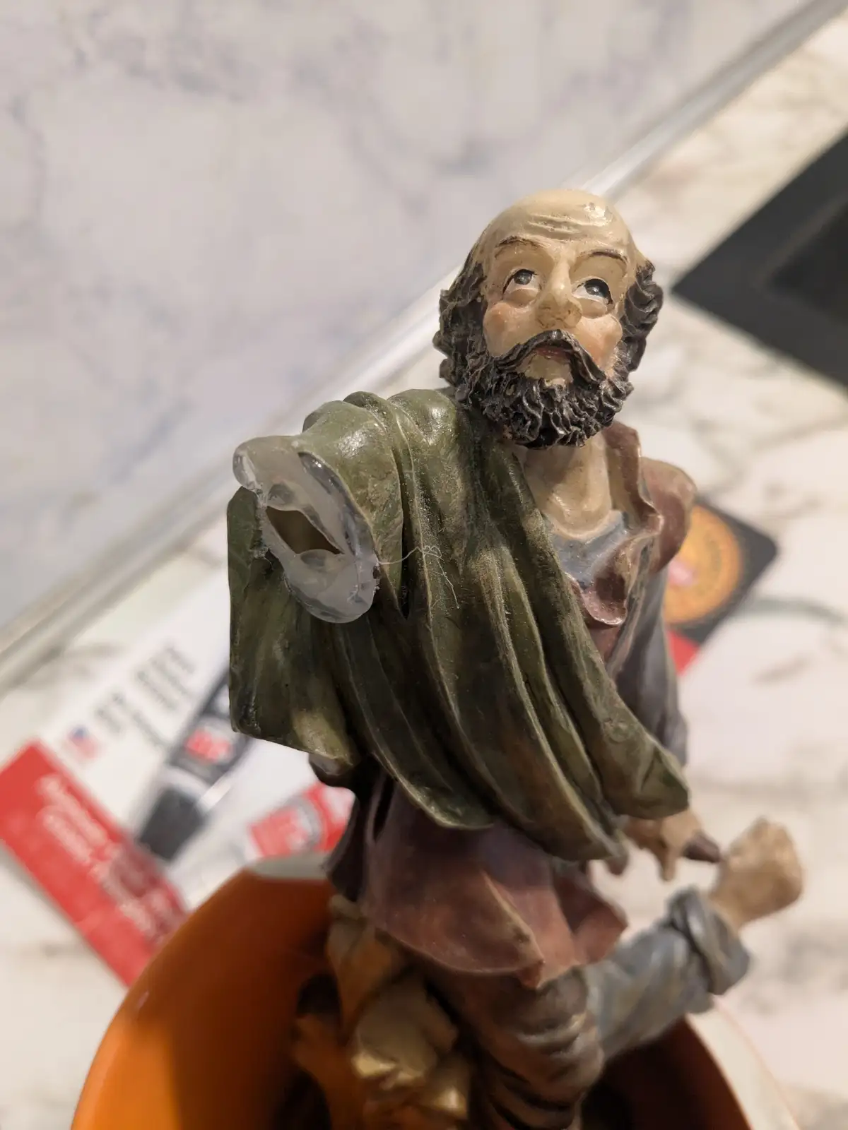 Our Beloved Nativity Set's Broken Figure After Two Decades