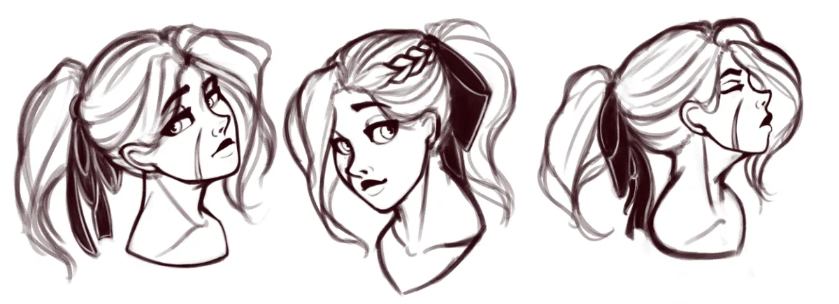 Today's expressions brought to life by my original character