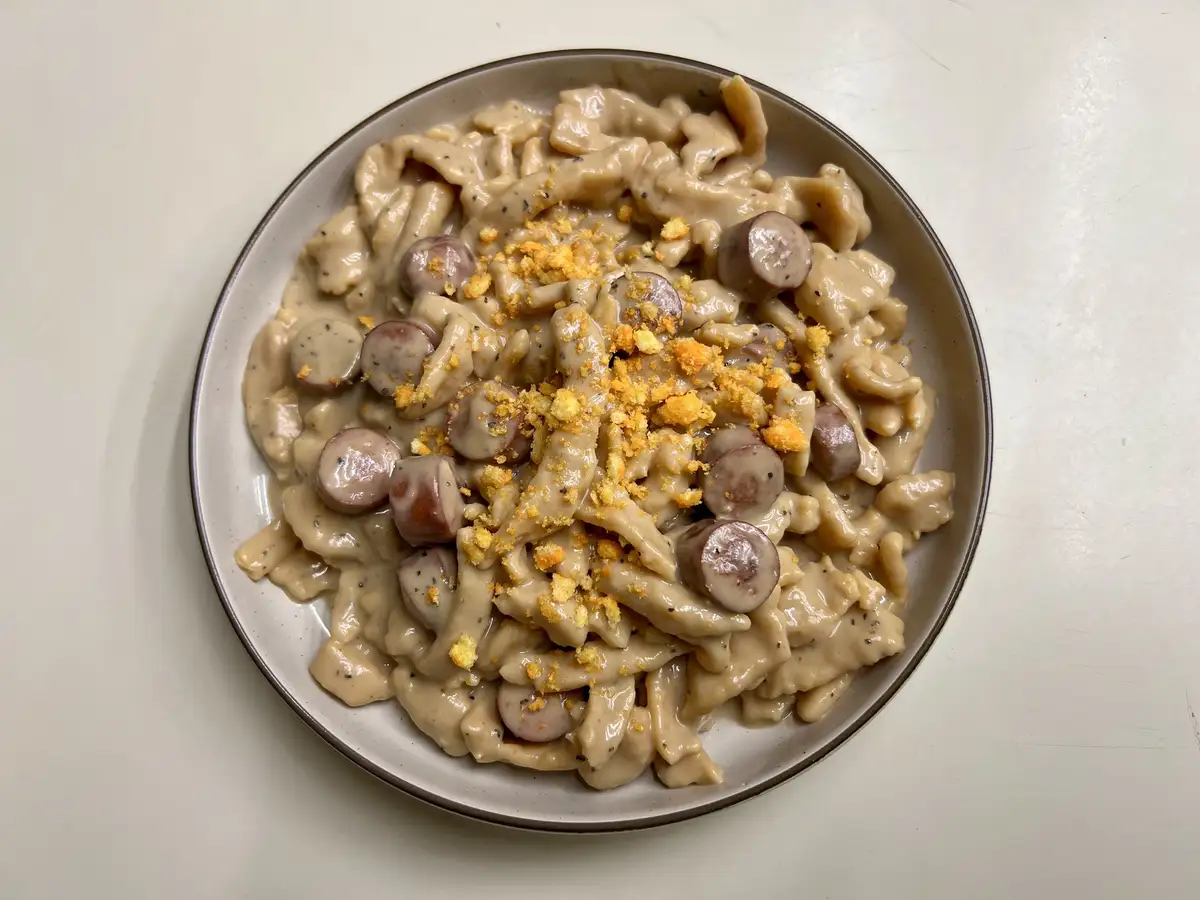 Marge Simpson's Unique Cheetos Noodles Drizzled with Root Beer Sauce