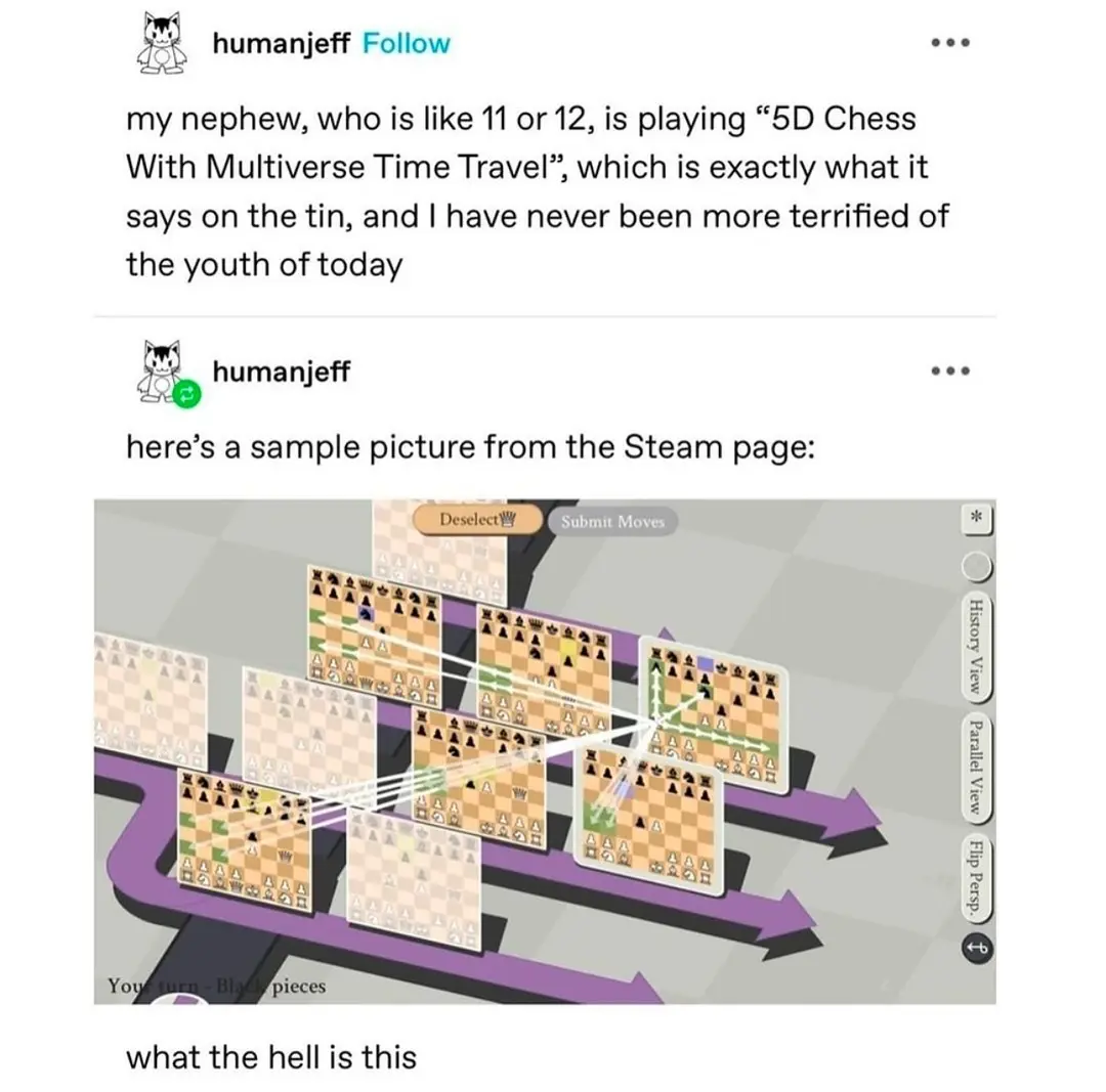 Forget 4D chess, it's time to level up to 5D chess!