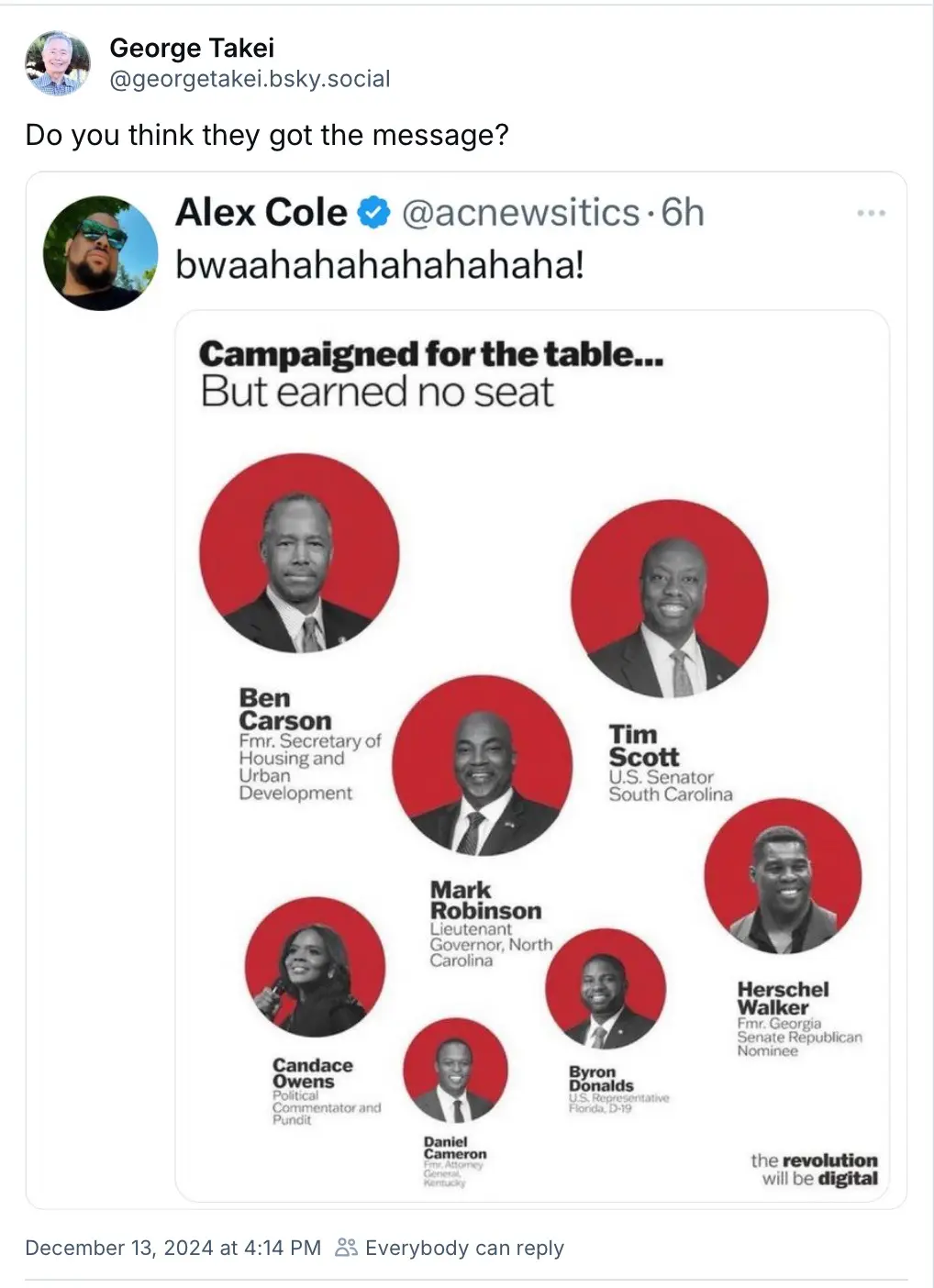Surprise! Only the Supporters of the Old White Guy Who Disdains Diversity Didn't See This Coming