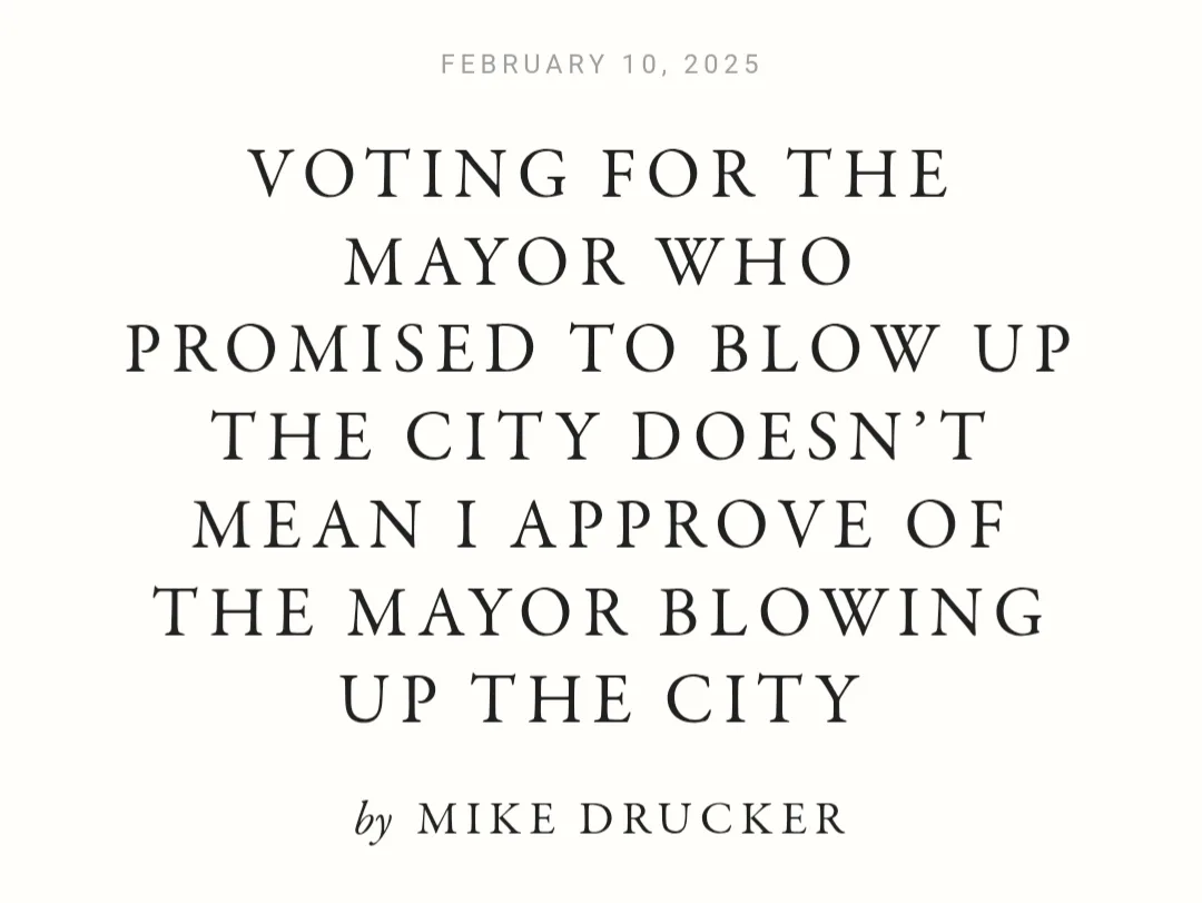 The image displays a minimalist white background with centered black serif text. At the top, it reads 'FEBRUARY 10, 2025'…