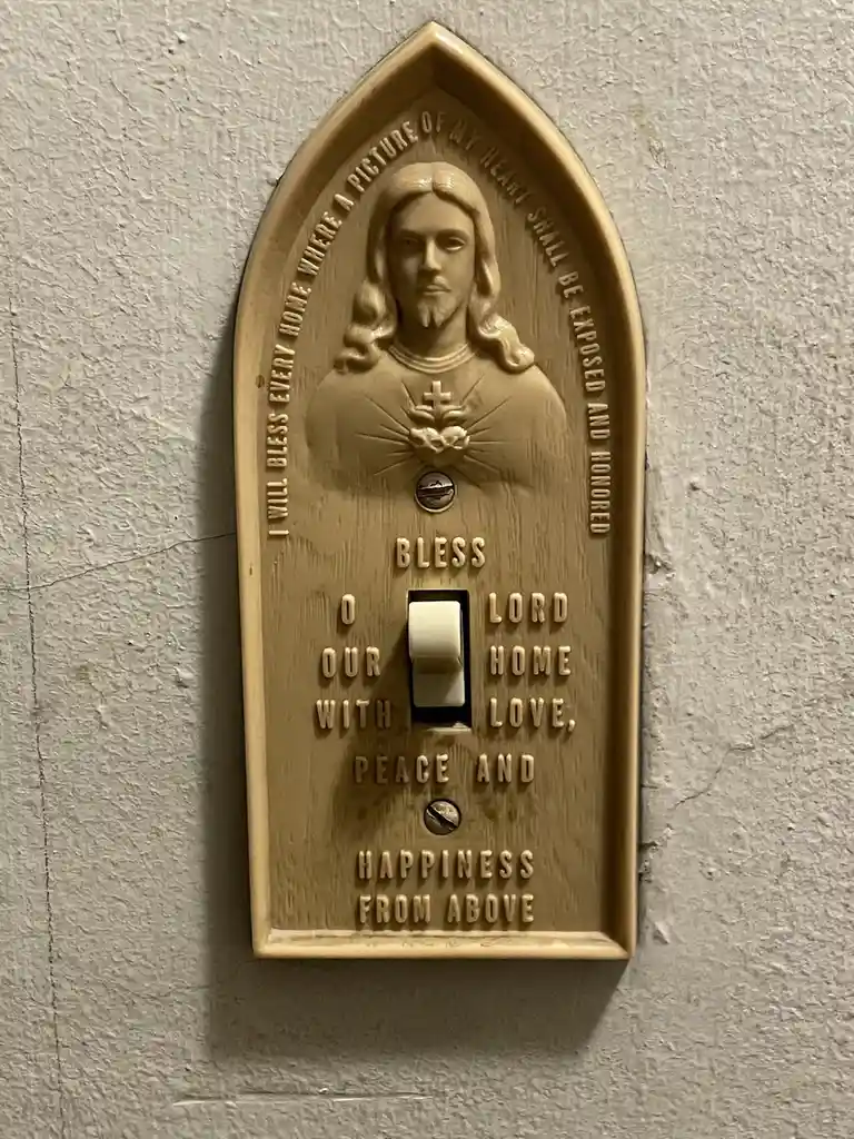 This light switch plate is here to stay—never removing it!