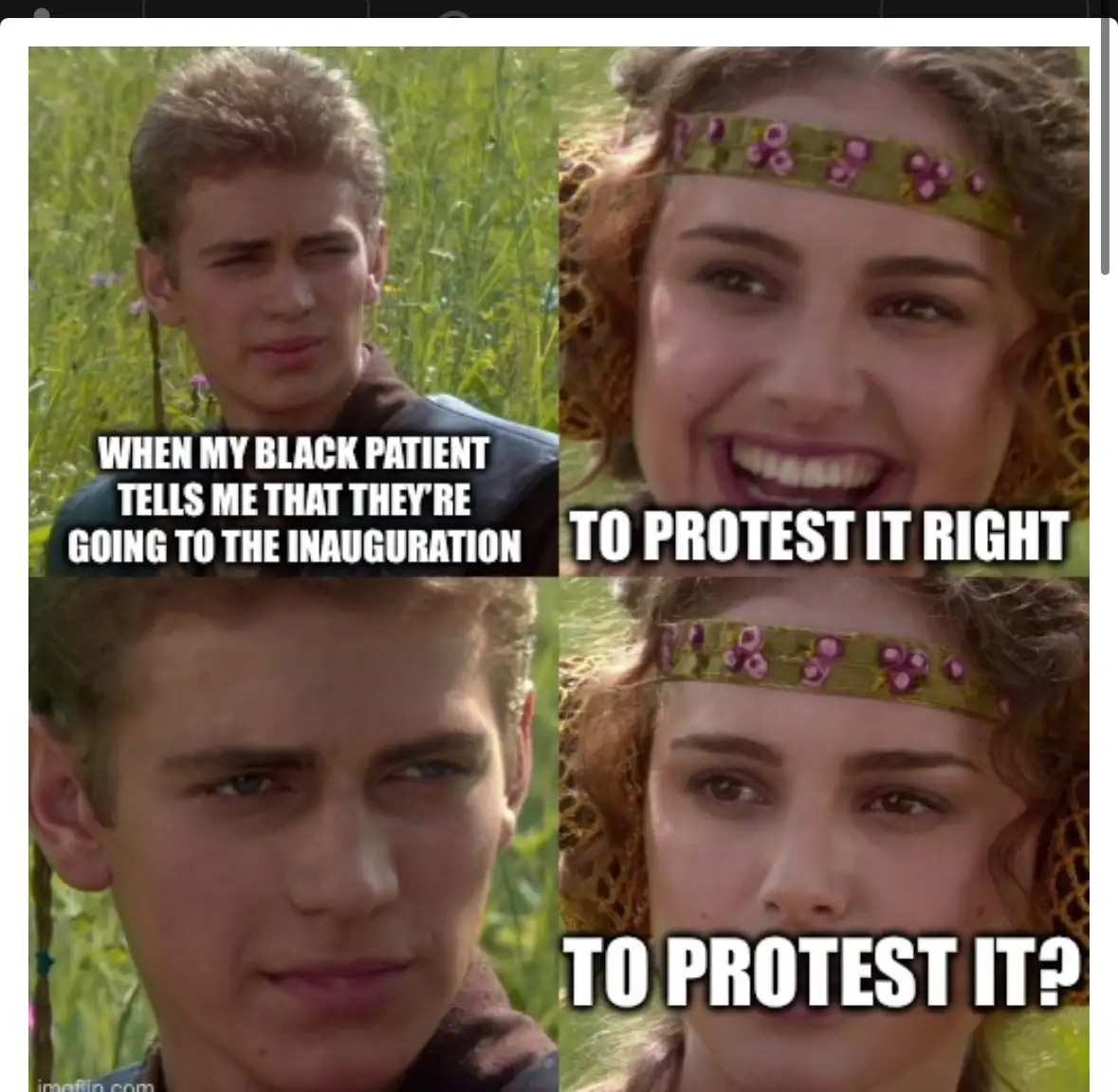A four-panel meme using characters from 'The Princess Bride'—Westley looking confused and Inigo Montoya looking shocked. The…