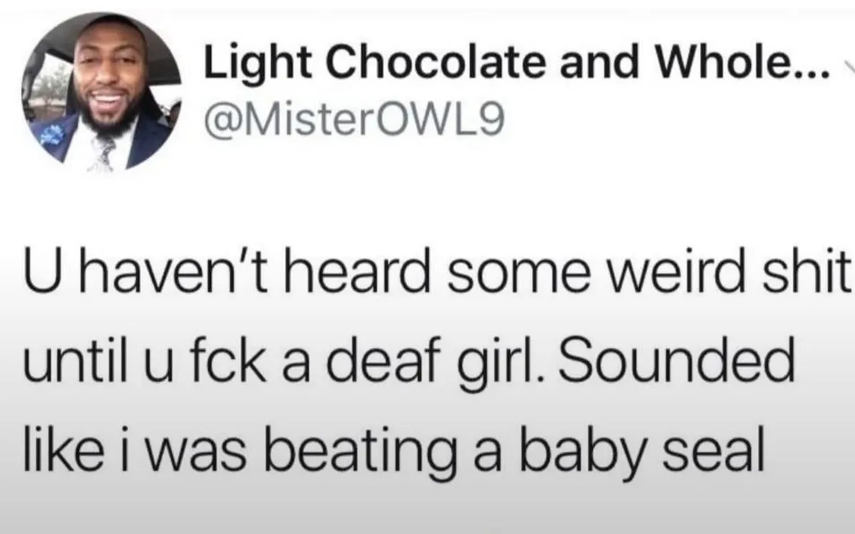 A screenshot of a social media post by 'Light Chocolate and Whole...' (@MisterOWL9) shows a smiling man in a suit. The…