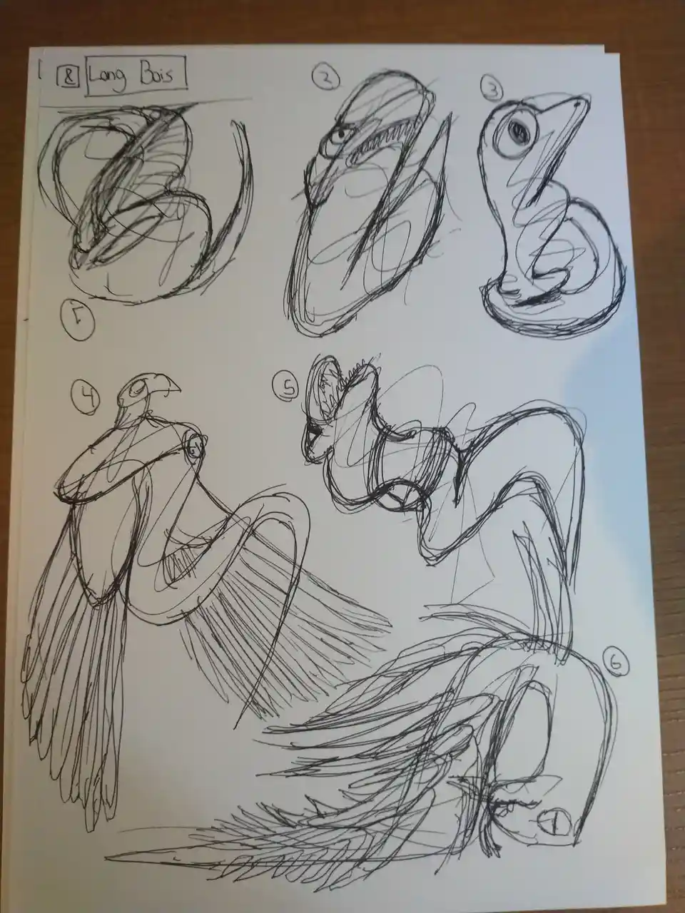 Scribbling Challenge Day 8: Embracing the 'Long Bois' theme!