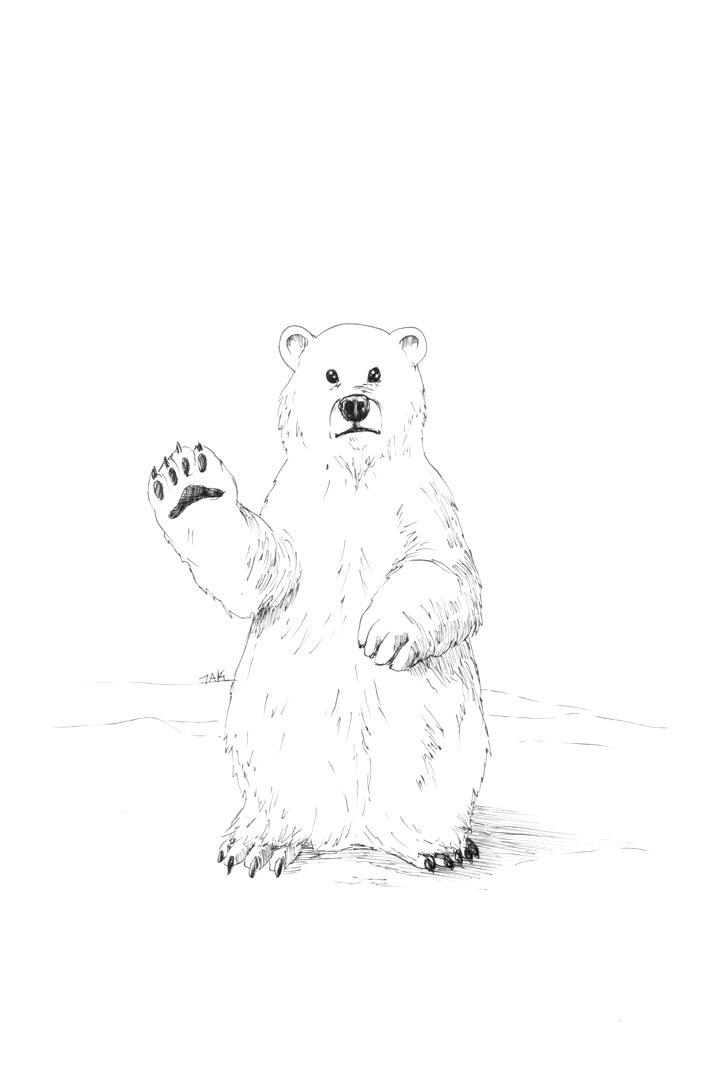 Daily Sketch: Capturing the Majesty of Polar Landscapes