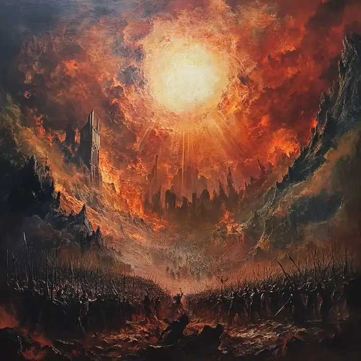 A Fiery Hellscape