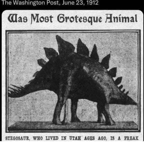 A black-and-white newspaper clipping from The Washington Post dated June 23, 1912, features a crude illustration of a…