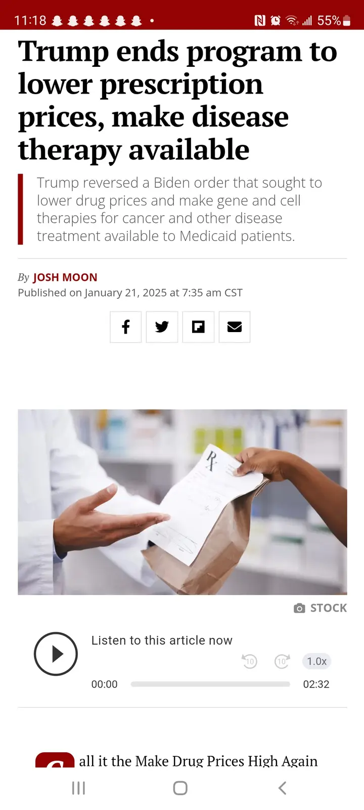 Prescription Prices: The Promises They Made