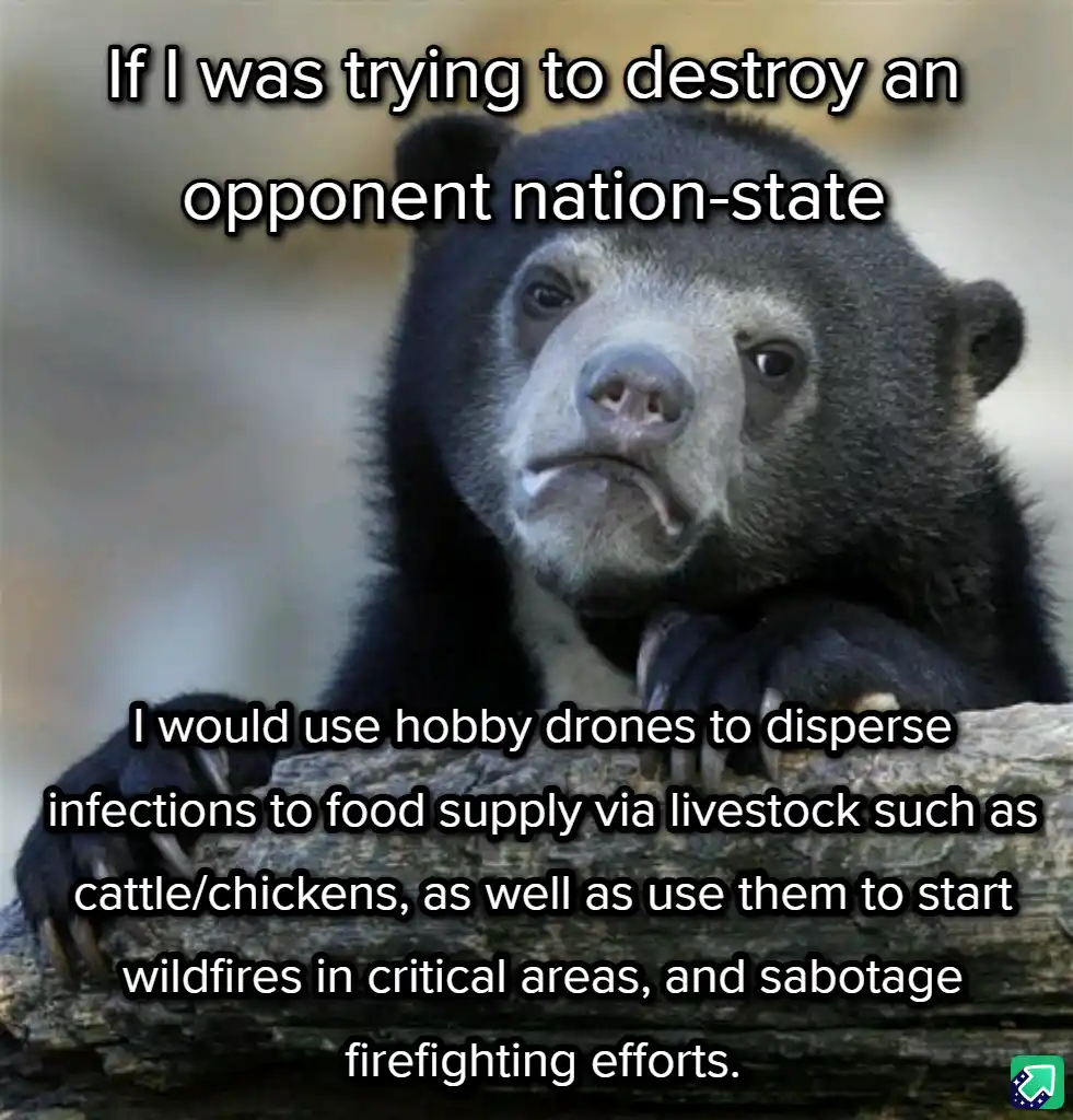 A close-up photo of a sad-looking sun bear resting its paws on a log, with white text overlaid in two blocks. The top text…