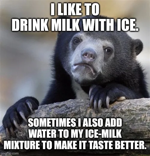 I Need to Get This Off My Chest: A Personal Confession