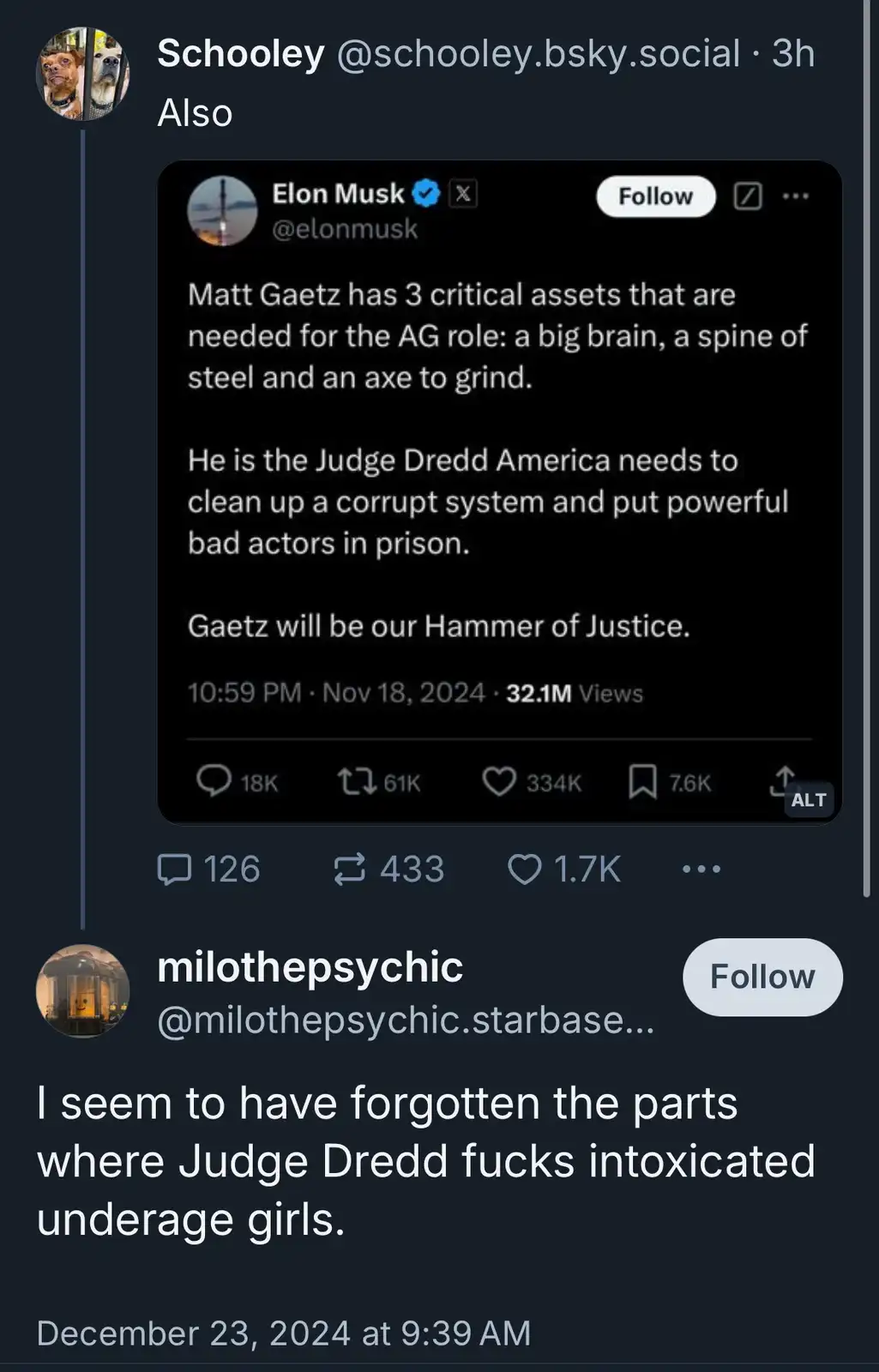 A Bold Statement: Down with Matt Gaetz!