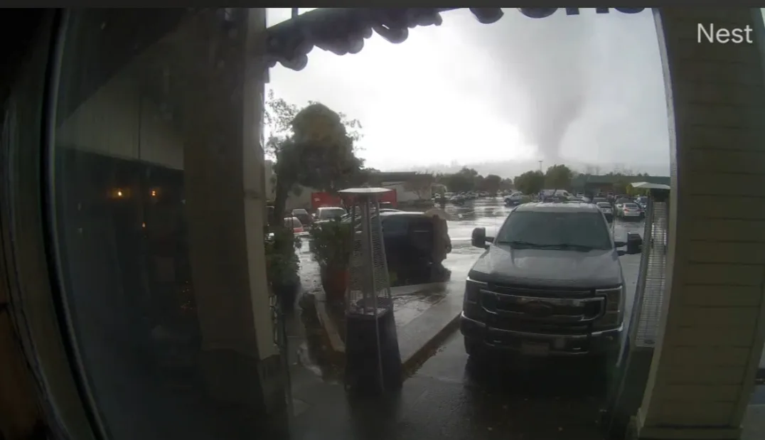 Just Made It Through the Tornado in Scotts Valley, CA