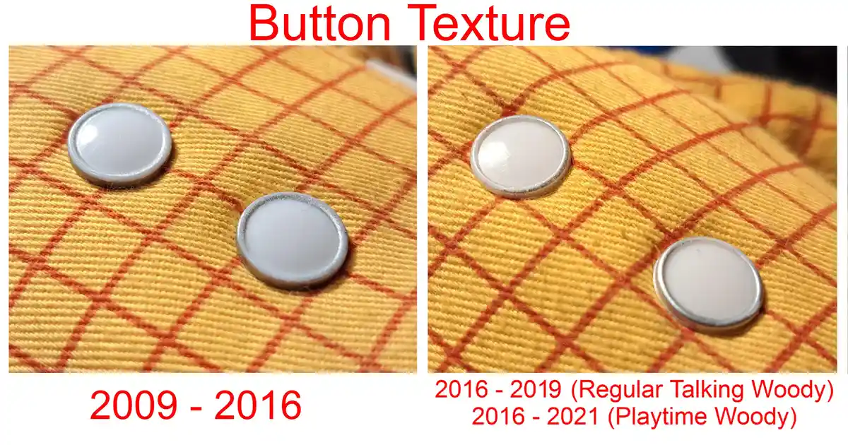 Discovering the Texture of Thinkway Woody's Button