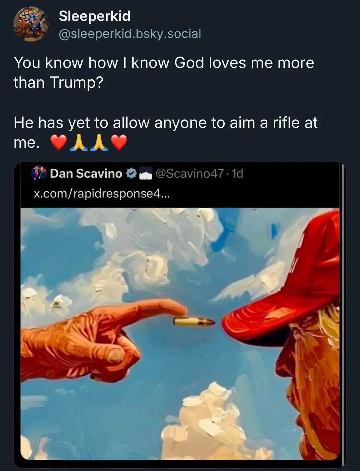 When you know it's divine intervention at play.