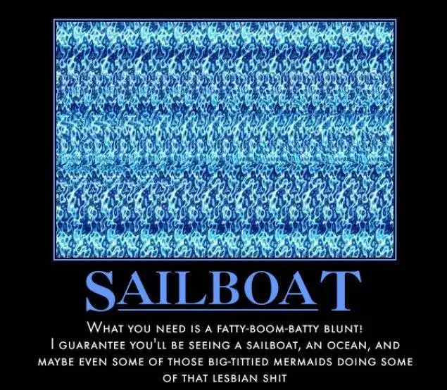 The image displays a close-up of blue, textured water with wave patterns, framed by a black border. Overlaid text in large…