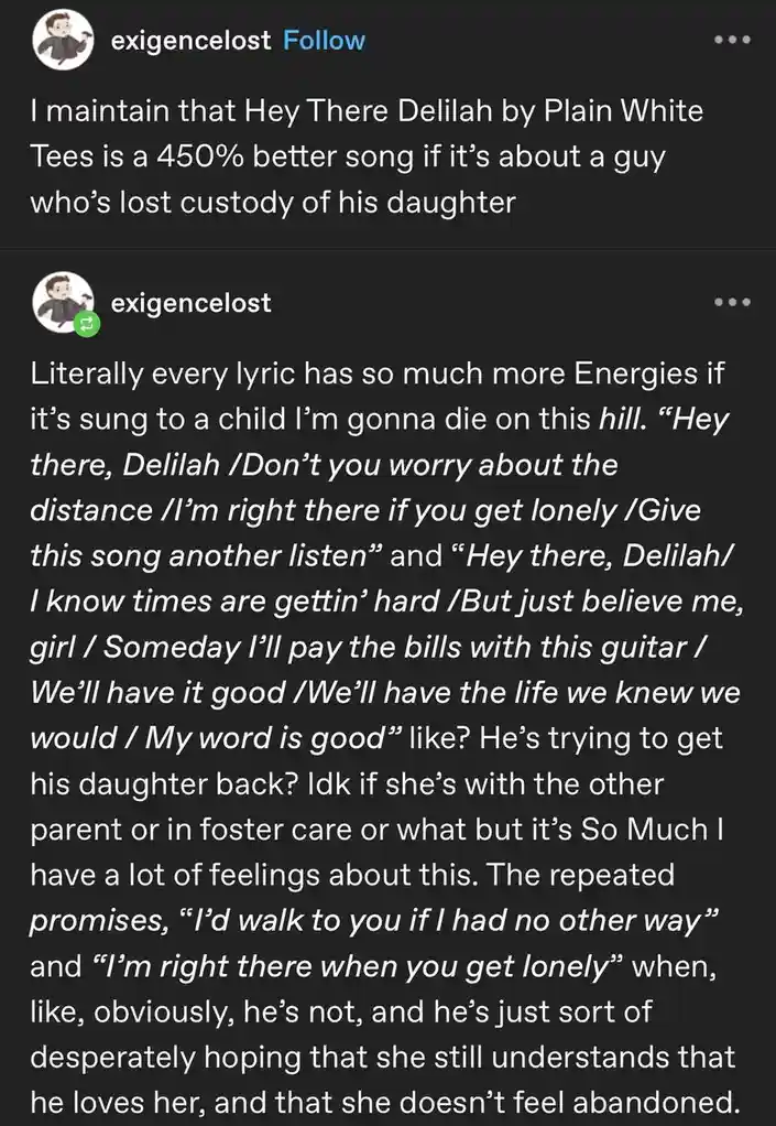 Why Hey There Delilah Hits Harder When It's About a Father’s Heartbreak