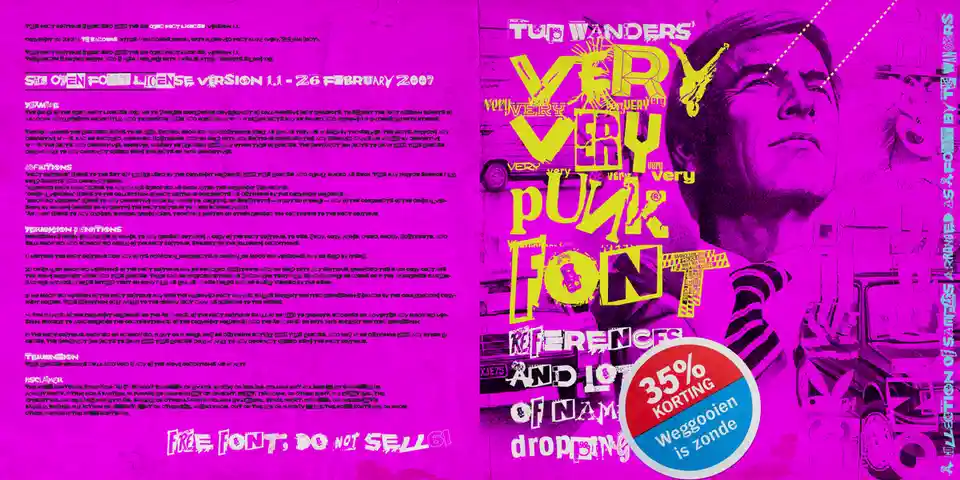 Check Out My Unique Punk Font Creation!