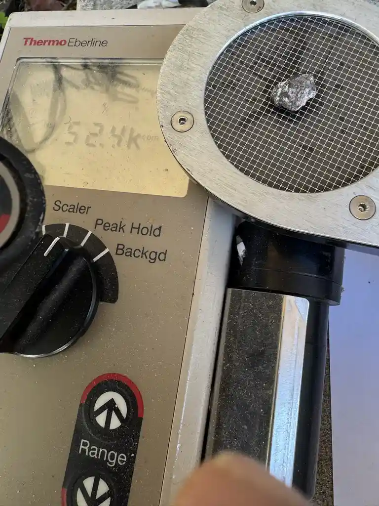 A Rare Find: 54,400 CPM Pitchblende Specimen - Small but Mighty!